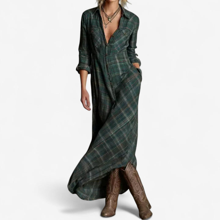 Cecile™ Timeless Maxi Shirt Dress