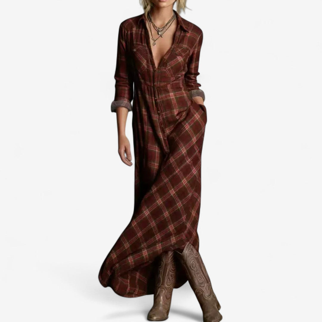 Cecile™ Timeless Maxi Shirt Dress