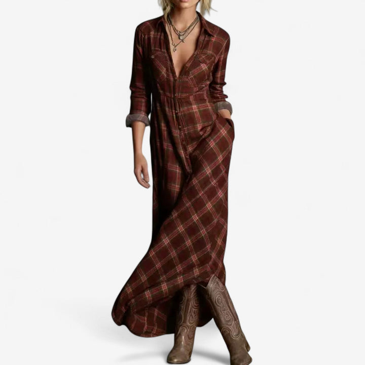 Cecile™ Timeless Maxi Shirt Dress