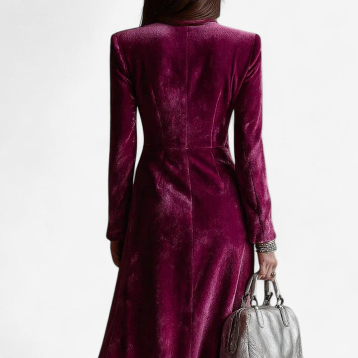 Virginie™ Crossed Velvet Dress