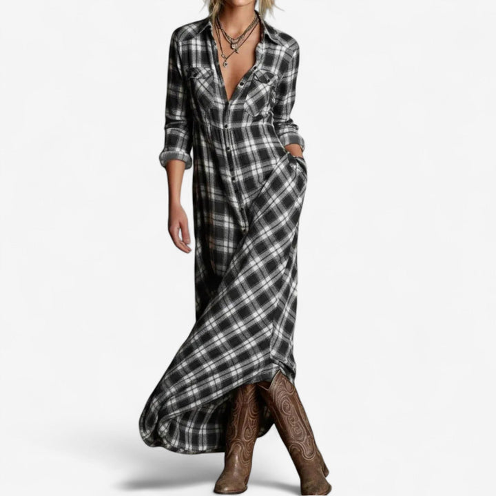 Cecile™ Timeless Maxi Shirt Dress
