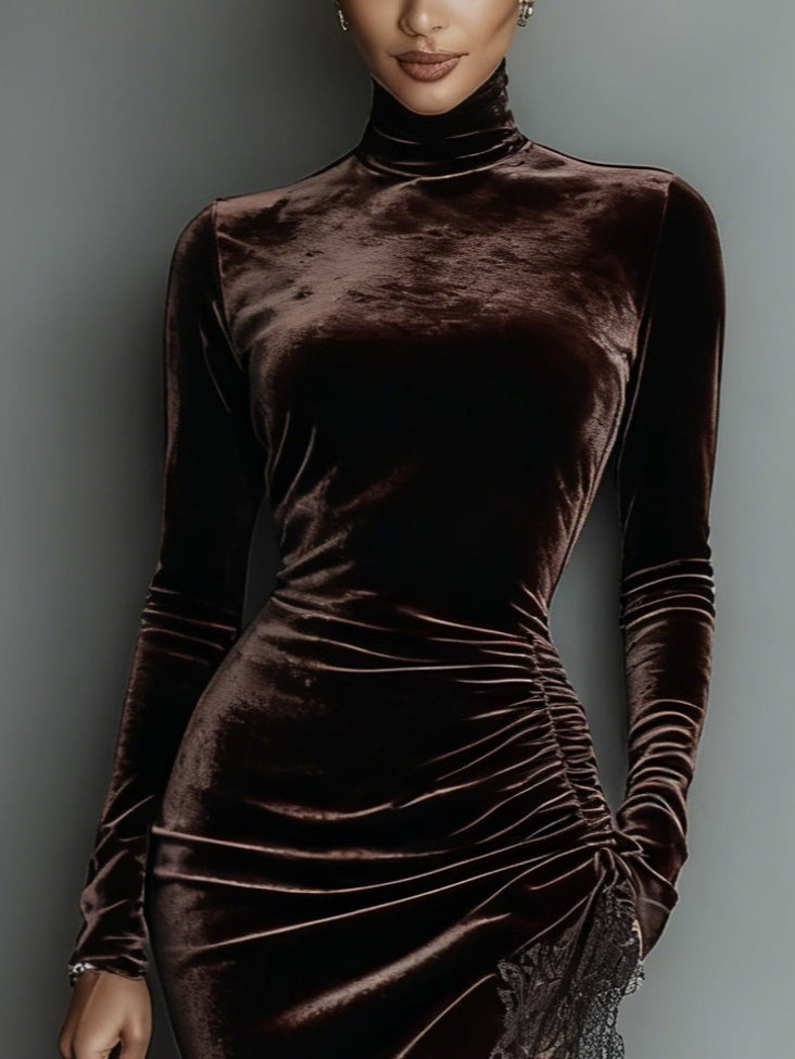 Maylora | Lace Fitted Maxi Dress